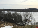 Фотофакт: Рыбаков заметили на льду реки Великой в Писковичах