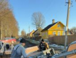 В Гдове благоустраивают левый берег реки