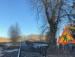 В Гдове благоустраивают левый берег реки