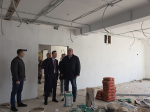 Врио министра образования Псковской области проконтролировал ход капитального ремонта в ПИЛГе и детском саду № 43 «Улыбка»                      