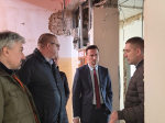 Врио министра образования Псковской области проконтролировал ход капитального ремонта в ПИЛГе и детском саду № 43 «Улыбка»                      