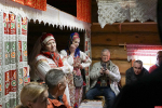 О «крестьбинах» и зуёвском барине: в Пушкинском Заповеднике впервые сыграли фольклорную программу «Именинный каравай». Фото