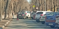 Авария на улице Кузнецкой в Пскове полностью парализовала движение - Pln-Pskov.Ru
