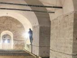 Реставраторы приступили к устройству каркаса полов в Серафимовском приделе Троицкого собора