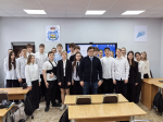 Дмитрий Мельников рассказал учащимся псковского лицея о промышленном суверенитете и роботизации