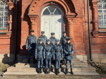 Волонтеры Псковского филиала Университета ФСИН приняли участие в субботнике при храме