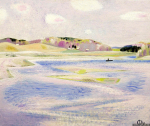 Сергей Репин. Разлив в Михайловском (1993). Из фондов музея-заповедника
