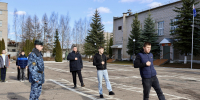 Курсанты Псковского филиала Университета ФСИН России провели занятия по строевой подготовке для юнармейцев - ПЮИ ФСИН России