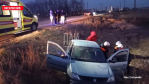 Водитель пострадал при опрокидывании автомобиля в Псковском районе