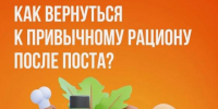 Правильное питание после поста - InformPskov.Ru