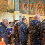 В преддверии великого праздника Пасхи личный состав псковского управления принял участие в молебне