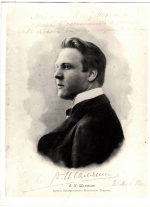Портрет Шаляпина с автографом Исааку Руммелю, директору театра, 1920 год