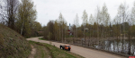 Сотрудники Пушкинского заповедника расчистили склоны городища Велье к летнему сезону