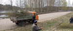 Сотрудники Пушкинского заповедника расчистили склоны городища Велье к летнему сезону