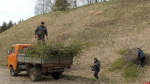 Сотрудники Пушкинского заповедника расчистили склоны городища Велье к летнему сезону