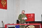 «Немая, но громкая история войны»: комиссар поискового отряда «Застава» встретился с осужденными ИК-4 в преддверии Дня Победы