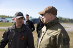 Губернатор пообщался с курсантами Центра «ВОИН» на тренировке по подготовке к региональному этапу «Зарницы 2.0»