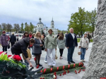 В Острове в День Победы прошли торжественные митинги у воинских мемориалов
