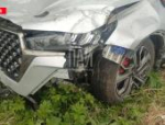 Водитель заснул за рулём и съехал в кювет в Бежаницком районе