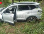 Водитель заснул за рулём и съехал в кювет в Бежаницком районе