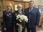 В 81-ю годовщину Победы в Великой Отечественной войне сотрудники следственного управления поздравили ветеранов