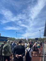 "Молодёжь СР" приняла участие в традиционной эстафете Победы