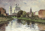 Борис Смирнов. Собор Псковского кремля (1978). Из фондов музея-заповедника «Михайловское»