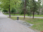 Фотофакт: Несколько скамеек демонтировали в псковском сквере Павших борцов