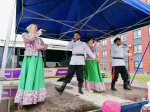 День соседей отпраздновали на улице Загородной в Хотицах, несмотря на плохую погоду