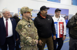Михаил Ведерников пообщался со стрелками на разных рубежах Международных состязаний «Время героев»
