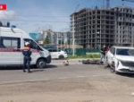 Мотоциклист госпитализирован после столкновения с кроссовером в Псковском районе