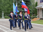 Накануне Дня России в Псковском филиале университета состоялось торжественное построение личного состава