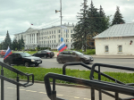 В Пскове состоялся автопробег в честь Дня России