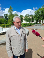 Благоустройство сквера у будущего Дома молодёжи в Великих Луках идёт по графику