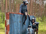 Курсанты Псковского филиала университета приняли участие в военно-патриотической эстафете «Зарница»