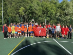 Спортплощадку для мини-футбола и волейбола открыли в Печорах