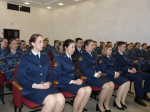 Начальник Университета ФСИН России Александр Вотинов в ходе рабочей поездки в Псков встретился с курсантами выпускного курса филиала