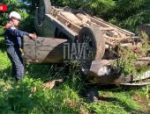 «Выпил и поехал искать свою собаку»: на трассе в Псковском районе опрокинулся автомобиль