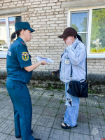 Пожарные провели профилактический рейд в Острове