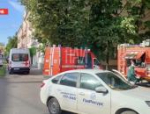 Пожарные ликвидируют возгорание в доме на Рижском проспекте в Пскове