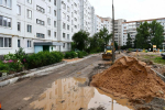 Ремонт дороги на улице Западной