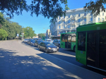 ДТП с участием трех легковушек произошло на Октябрьском проспекте в Пскове