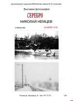 Выставка уличной фотографии Николая Немцева «Серебро» откроется в псковской библиотеке 24 июля