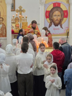 В день памяти святых Царственных страстотерпцев в одноименном храме города Дно состоялось престольное торжество