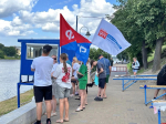 Команда Псковской станции скорой помощи заняла первое место в профсоюзном заезде на «Драконах»
