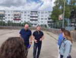 Губернатор Псковской области осмотрел общественную территорию в районе Запсковье