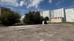 ФОТОФАКТ: Сгоревшие павильоны на проспекте Энтузиастов в Пскове снесли
