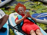 Фестиваль сапсёрфинга «Псков САП Фест» прошёл на набережной реки Великой