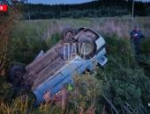 Машина перевернулась в результате ДТП в Опочецком районе