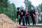 Останки советских воинов перезахоронили на мемориале «Жидилов Бор» в Псковском округе